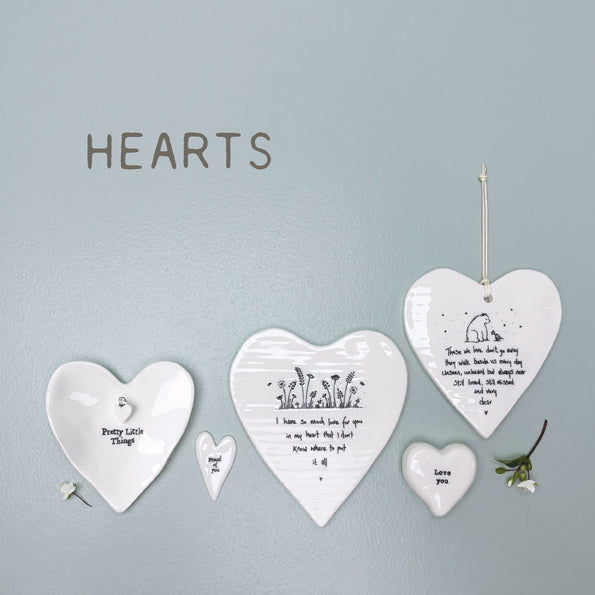 East Of India - Hearts and tags