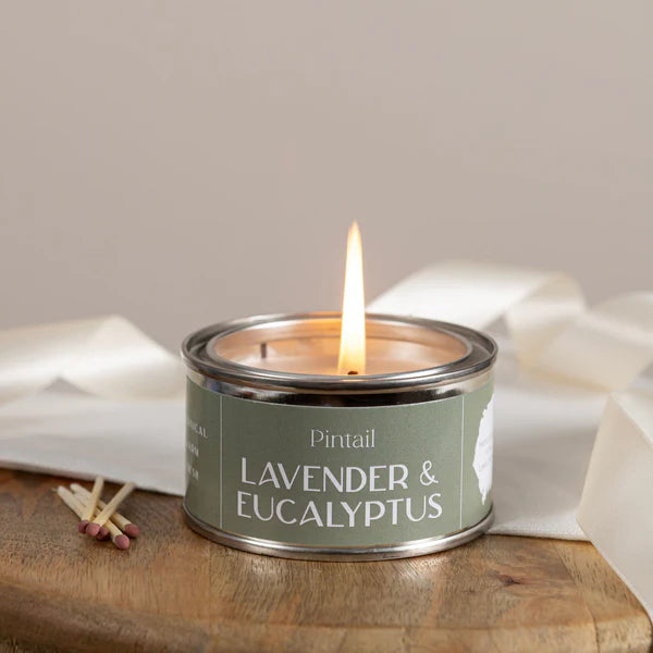 Lavender & Eucalyptus Paint Pot Candle