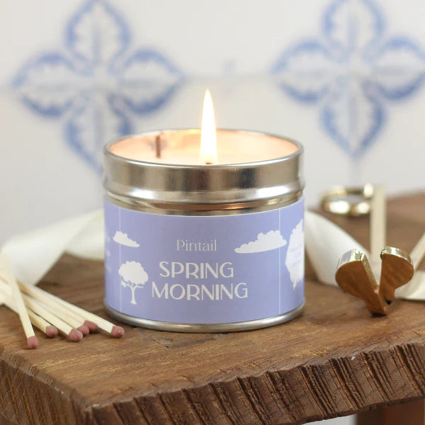 Spring Morning Classic Tin Candle