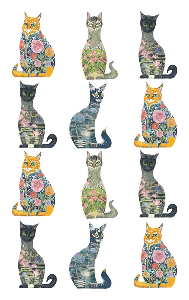 Cat Tea Towel