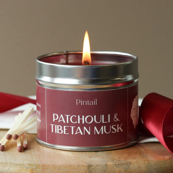 Patchouli & Tibetan Musk Classic Tin Candle
