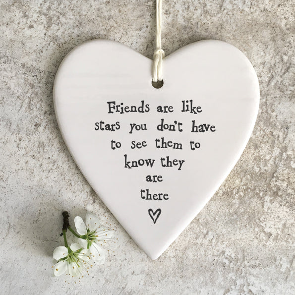 Friends are like stars you don't have to see them to know they are there