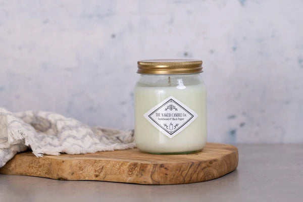 Spiced pomegranate Naked candle